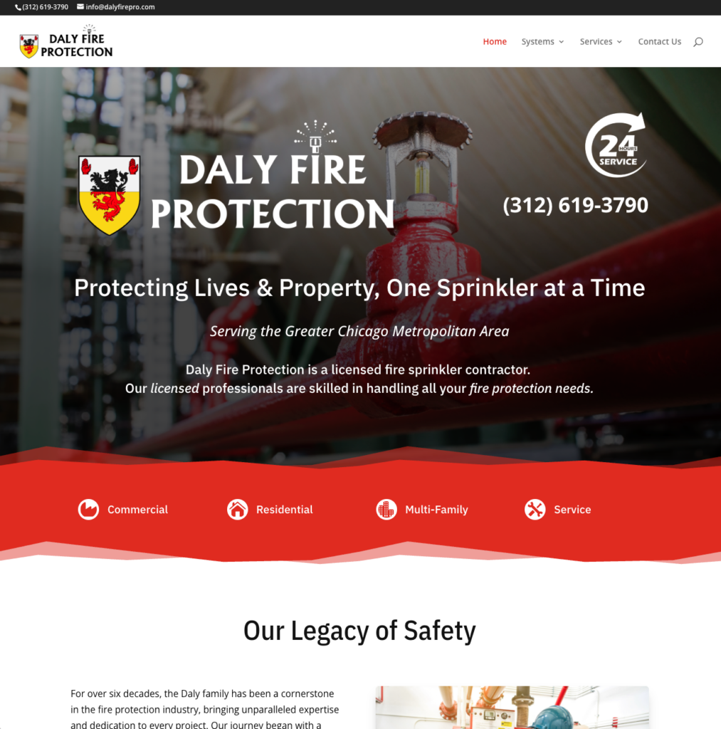 120825 Daly Fire Protection | Full Service Fire Sprinkler Contractor serving the Greater Chicago Area