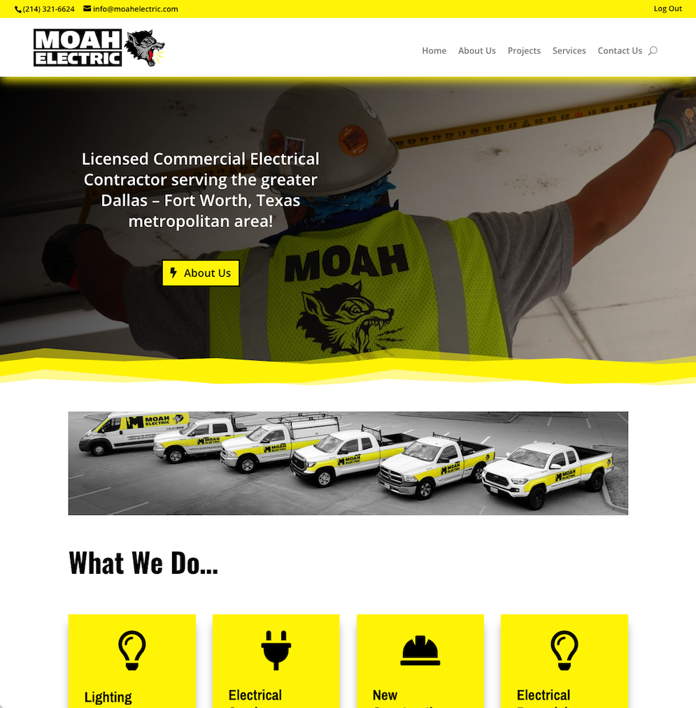 120825 MOAH Electric | Commercial Electrical Contractors serving Dallas - Fort Worth, Texas area